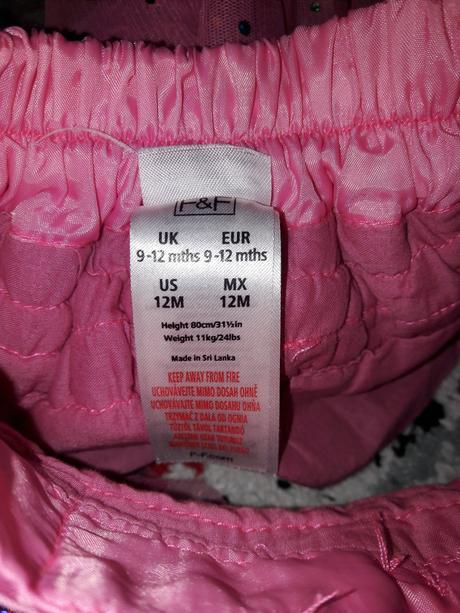 Tutu sukňa 9-12m, f&f,80