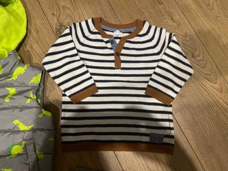 Rifle + pulóvrik č.80, h&m,80