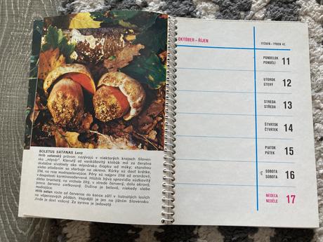 Huby okolo nás kalendár 1976 - aurel dermek,