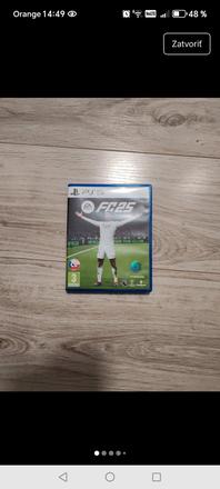 Hra fc25 na ps5, 
