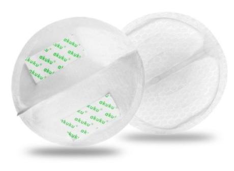 Akuku a0354 jednorázové vložky do podprsenky 30 ks,