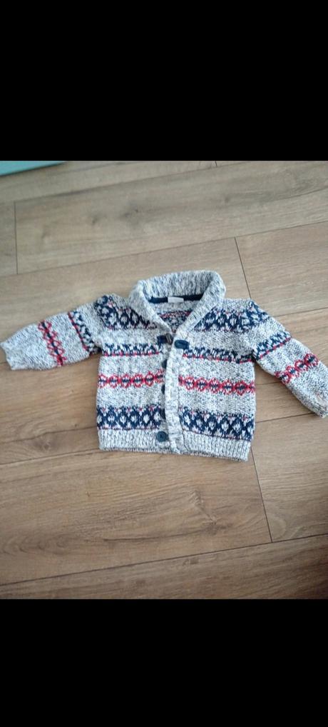 Chlapčenský sveter 9-12 mesiacov, f&f,74