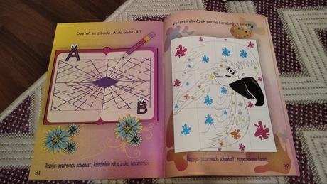 Zošit na rozvoj dieťaťa rôzne aktivity,