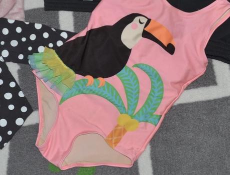 Pyžamo minnie h&m v.110/116 + plavky, h&m,110