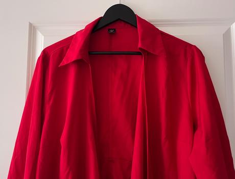 Tmavočervené zavinovacie šaty, m - 2xl, xxl