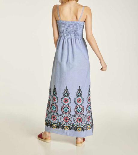 Dlhé šaty heine s výšivkou, s