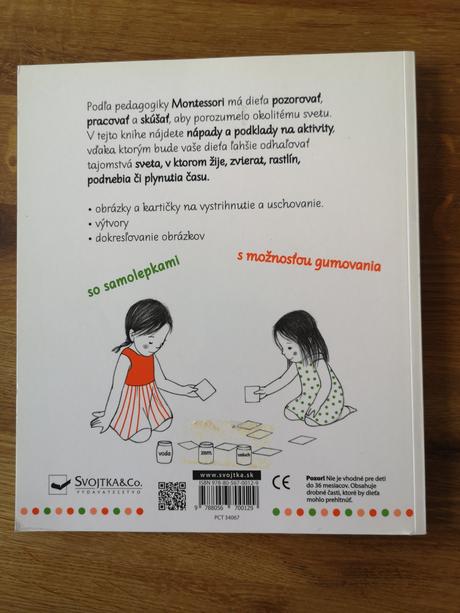 Kniha montessori aktivity pre deti 4-7r, 