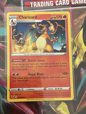 Kartička charizard vzácna originál, 