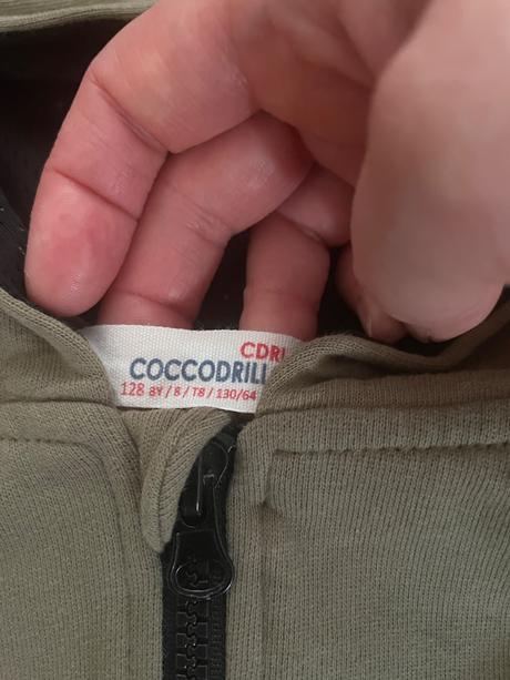 Chlapčenská mikina na zips, coccodrillo,128