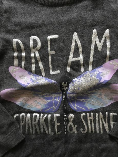 Svetrik motýlik 4-6 rokov, h&m,116