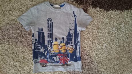 Minions tričko 122/128, h&m,122
