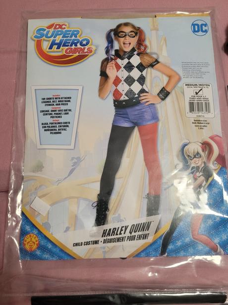 Karnevalový kostým harley quinn,