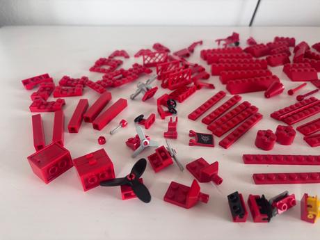 Lego červené, 