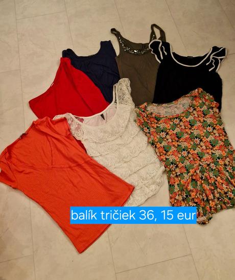 Balík tričiek 36, 36