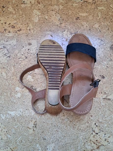 Kožené sandále tamaris 36, tamaris,36