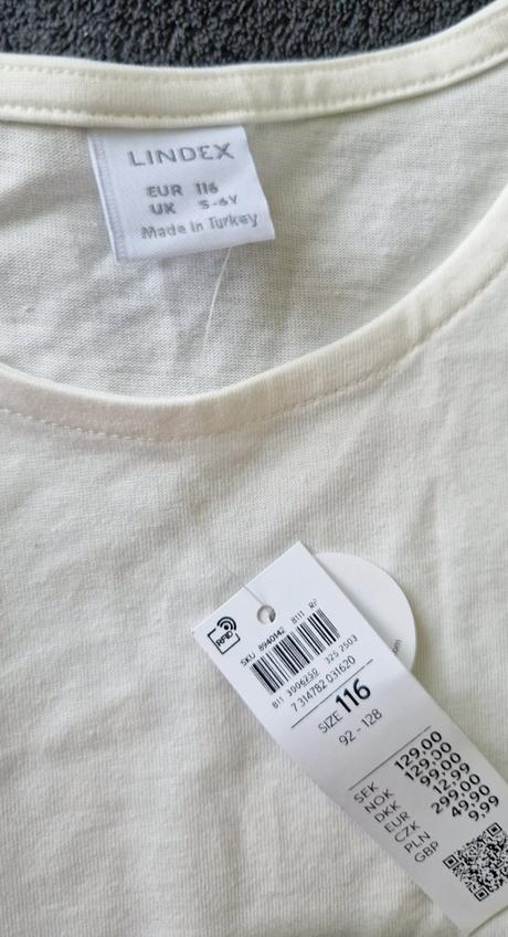 Tričko na leto 116, lindex,116
