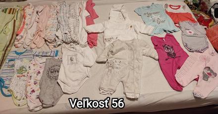 Dievčenské oblečenie, veľkosť 56, 50–62