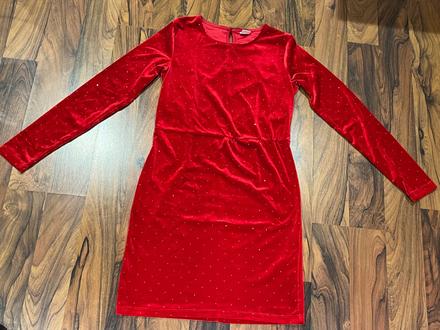 Velúrové šaty lindex 158/164, lindex,158