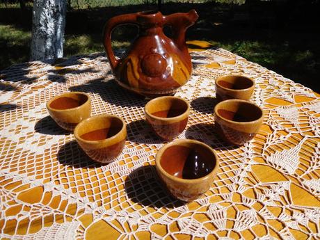 Bulharská keramika likérová, top top stav,, 