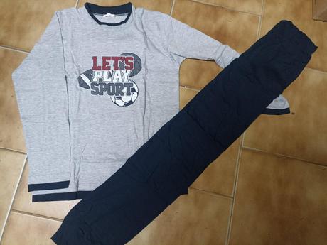 Detské bavlnené pyžamo lets play s loptou, 80 - 170
