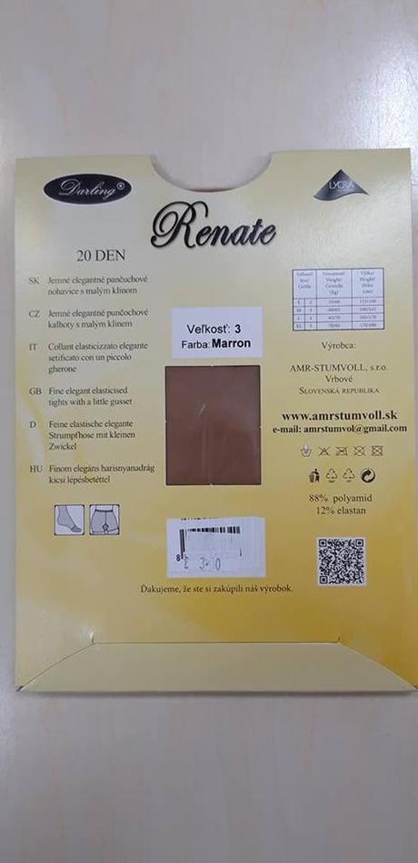 Jemné, elegantné pančušky, l / m / s / xl