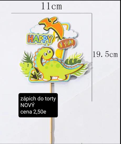 Párty dekorácie na tému dinosaury, 