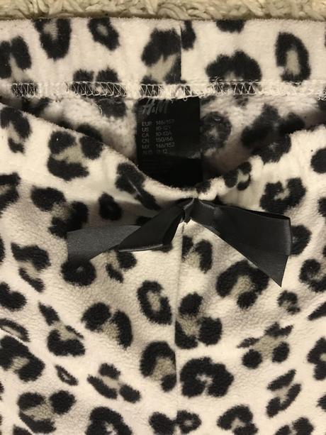 H&m flisové pyžamové nohavice v.146/152, h&m,146