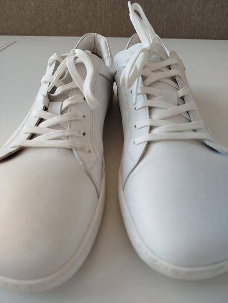 Shapen barefoot tenisky feelin uni white leather, 46