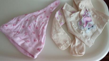 Pančušky, čiapka 3-6 mesiacov, primark,68