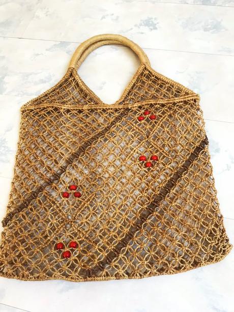 Naturálna jutová taška,