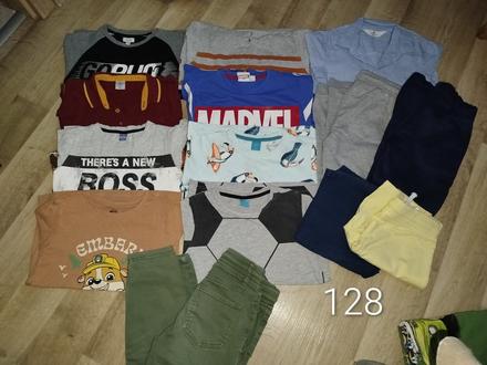 Balík oblečenia veľkosť 128, 122–134
