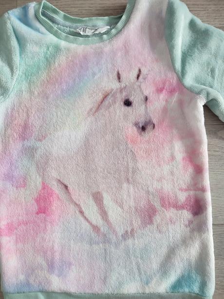 Plyšová mikina, h&m,122