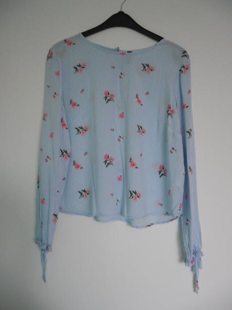 Kvietkovaná blúzka, h&m,38