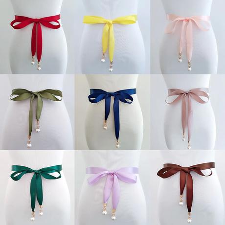 Opasok stužka s perličkami, 