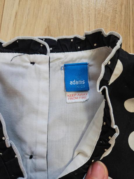 Botkované šaty, adams,110