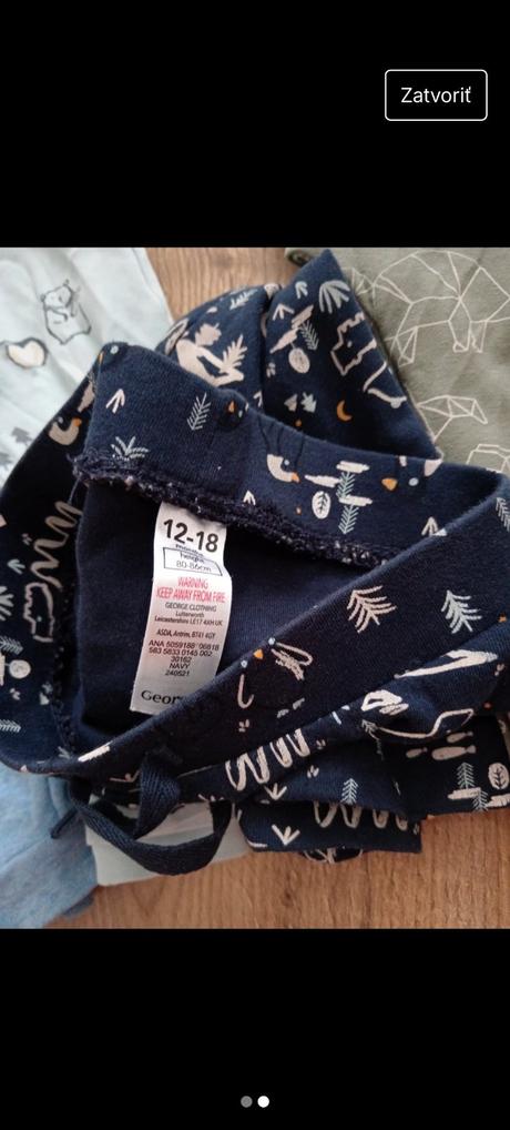 Chlapčenské tepláky 12-18 mesiacov, george,86