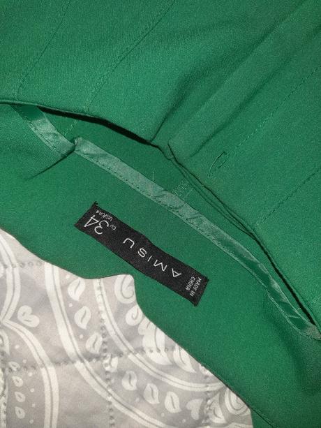 Zelené damske nohavice, amisu,34