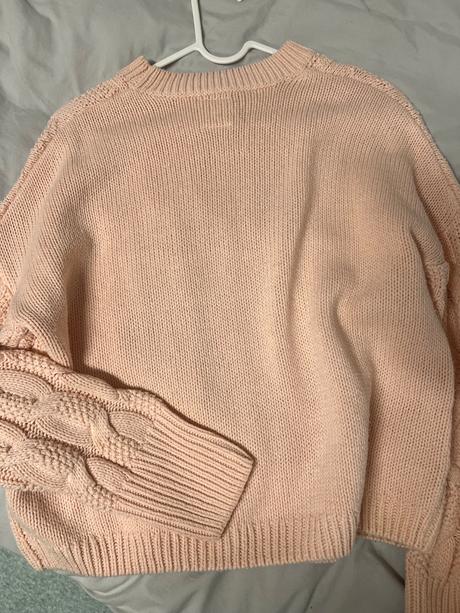 Ružový sveter, sinsay,xs