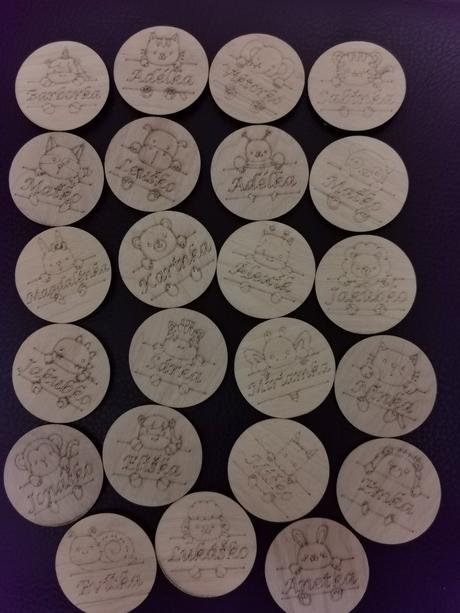 Magnetky pre detičky do škôlky /školy, 