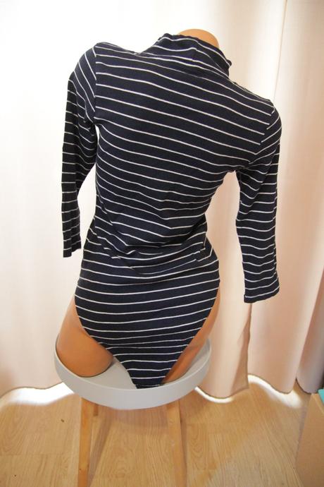 Pásikavý body top, m, m