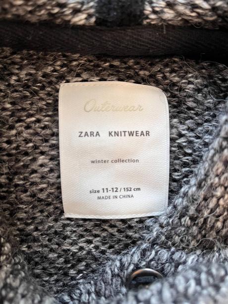 Zara knitwear kabát na jeseň, zara,152