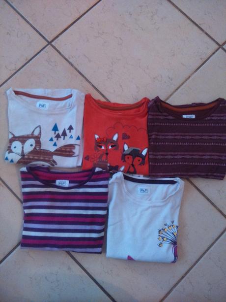 5 pack tričiek, f&f,98