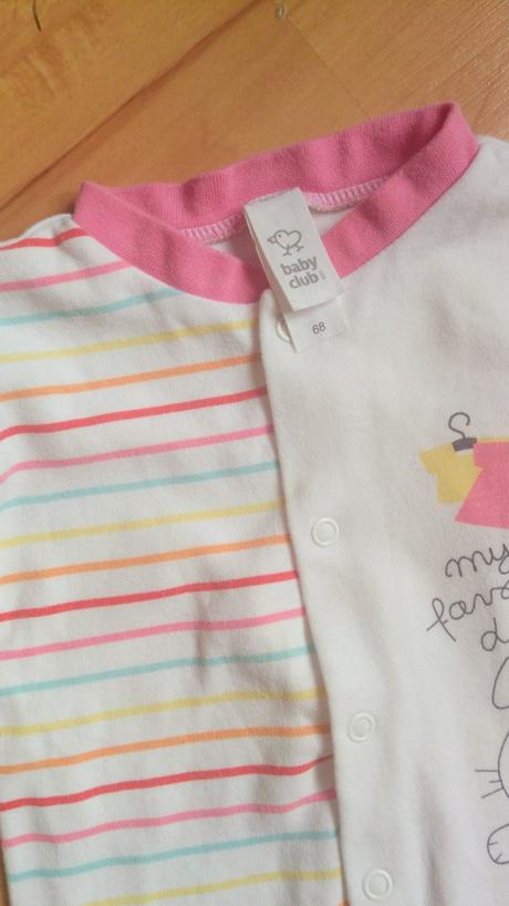 2x pyžamko 3-6 mesiacov, baby club,68