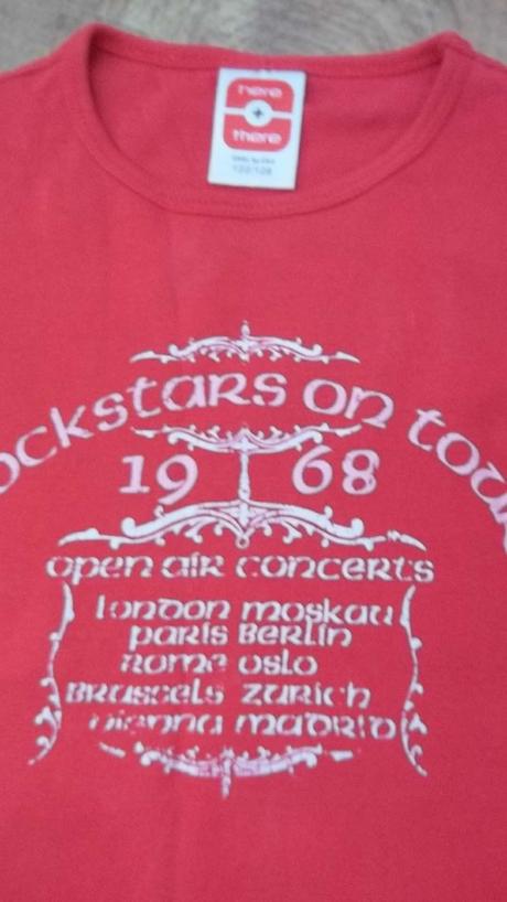 Červene tricko, c&a,104