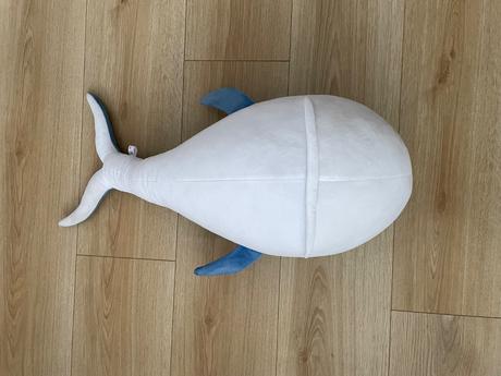 Veľká plyšová veľryba 75cm ako nová, 