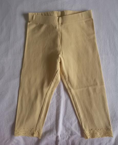 Set - tričko s margarétkou a 3/4-vé capri legíny, lindex,104