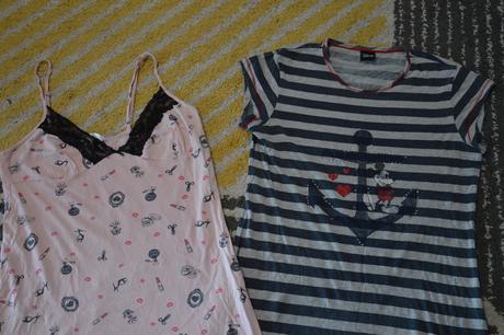 Ružová nočná košela, f&f,s