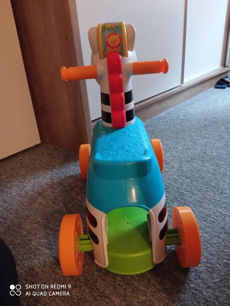 Hrajúca zebra odrážadlo,