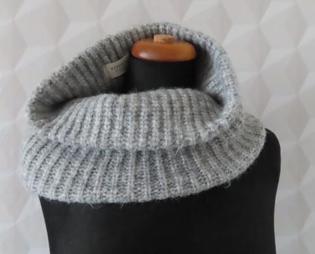 Pletený dutý šál tchibo, tchibo