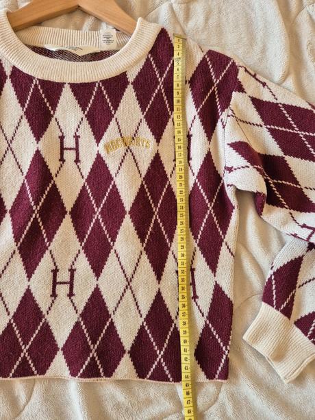Svetríkový crop hp, cena s poštovným, h&m,146
